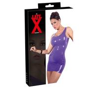 Seconde Peau Coupe Latex Mini Robe En Knalliger Trendfarbe. S Se An