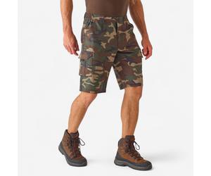 Seconde vie - Bermuda cargo 500 camo woodland vert L incolore vert