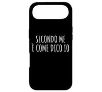 Secondo me è Come dico IO Frase Divertente Ironica Arrogante Coque pour iPhone Air