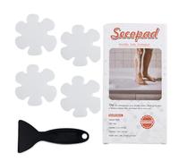 Secopad - Autocollants antidérapants pour baignoire avec grattoir de qualité supérieure