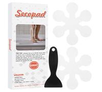 Secopad - Autocollants antidérapants pour baignoire avec raclette de qualité supérieure