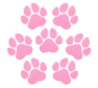 Secopad Lot de 20 grands autocollants antidérapants pour baignoire, douche, marches de bain, avec grattoir (rose)