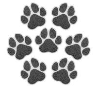 Secopad Lot de 20 grands autocollants antidérapants pour baignoire, douche, tapis de sol avec grattoir de qualité supérieure (noir)