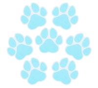 Secopad Lot de 20 grands autocollants antidérapants pour baignoire, douche, tapis de sol avec grattoir de qualité supérieure (bleu)