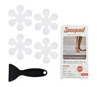 Secopad Lot de 24 Autocollants antidérapants pour Baignoire avec grattoir de qualité supérieure