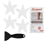 Secopad Lot de 24 autocollants antidérapants pour baignoire avec grattoir de qualité supérieure pour baignoire, douche, escaliers, échelles, bateaux (transparents)
