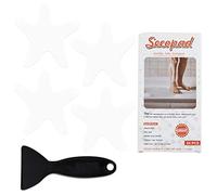 Secopad Lot de 24 autocollants antidérapants pour baignoire avec grattoir de qualité supérieure pour baignoire, douche, escaliers, échelles, bateaux (blanc)