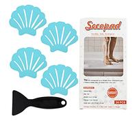 Secopad Lot de 24 Autocollants antidérapants pour Baignoire, Baignoire, Douche - Bleu
