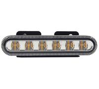 SecoRüt Clignotant avant Flash O TPF05Y 90505 12 V, 24 V via réseau de bord en saillie, encastré, montage par vissage orange