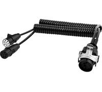 SecoRüt ECO771-136 Câble de raccordement [prise de remorque femelle 15 pôles - prise de remorque femelle 7 pôles type N, prise de