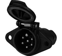 SecoRüt ES021 Prise femelle pour remorque [extrémités de câble ouvertes - prise de remorque femelle 7 pôles type S] plastique