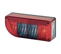 SecoRüt Feu arrière pour porte-vélo clignotant, feu stop, éclairage de plaque minéralogique, feu antibrouillard arrière