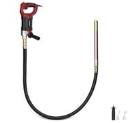 Secoueur à béton, 1800 W, avec tuyau de 2 m, compresseur électrique, agitateur de bouteille de 35 mm, vitesse de rotation de l'arbre mélangeur 6000 tr/min, bouteille vibrante en béton avec poignée de