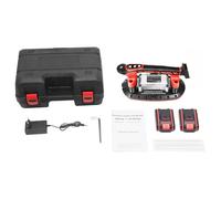 Secoueur de carrelage 21 V avec batterie | Appareil vibrant à batterie pour carrelage | 6 vitesses | 2000 mAh | avec 2 batteries | Vibromasseur de carrelage | Puissance d'aspiration 80 kg | Pour verre