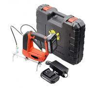 Secoueur Électrique Amélioré Pour Cadres De Ruche 4 Vitesses Réglables (2700 Tr/min) Avec 2 Batteries De 2000 MAh,chargeur Et Boîte De Rangement Pouvant Contenir Jusqu'à 8 Kg De Cadres(Red,220V)