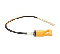 Secoueur électrique professionnel pour béton 1300 W avec agitateur à bouteille de 35 mm, 4000 tr/min, vibrateur avec tuyau de 2 m pour compresseur de béton et compresseur de sol, 220 V Jaune
