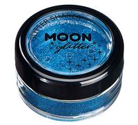 Secoueurs à paillettes fines par Moon Glitter (Paillette Lune) - 100% de paillettes cosmétique pour le visage, le corps, les ongles, les cheveux et les lèvres - 5g - Bleu