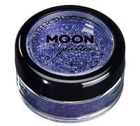 Secoueurs à paillettes fines par Moon Glitter (Paillette Lune) - 100% de paillettes cosmétique pour le visage, le corps, les ongles, les cheveux et les lèvres - 5g - Lavende
