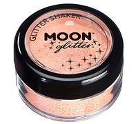 Secoueurs à paillettes pastel par Moon Glitter (Paillette Lune) - 100% de paillettes cosmétique pour le visage, le corps, les ongles, les cheveux et les lèvres - 3g - Pêche
