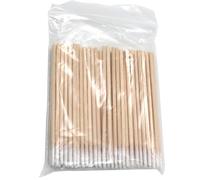 Sécourement de coton pointu de 100 pc, tip précision 3 pouces Taques coton applicateurs maquillage jetable pour retouche vernis à ongles, maquillage, fournitures microbladantes