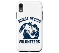 Secours équestres, bénévoles, Soins aux Animaux, Vie au Ranch Coque pour iPhone XR