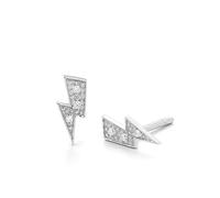 Secrecy Boucles d'oreilles pour femme en argent sterling 925 Girl Boss avec « diamant naturel »