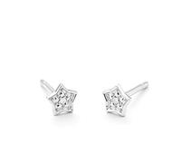 Secrecy Boucles d'oreilles pour femme en argent sterling 925 Magic avec diamant naturel