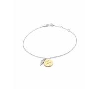 SECRECY. Bracelet Hero pour femme en argent sterling 925 et or 18 carats, Taille unique, Or jaune, Diamant