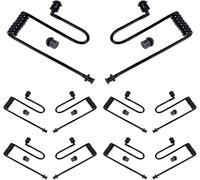 Secret Acoustic Air Tube Replacement Compatible with Safety Earpads for FBI Walkie Talkie Motorola Kenwood (10 Pieces,Black)