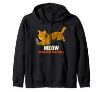 Secret Agent Cat on Mission - Art parodie espion drôle Sweat à Capuche