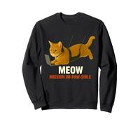 Secret Agent Cat on Mission - Art parodie espion drôle Sweatshirt