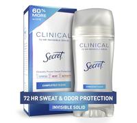 Secret Clinical Strength Déodorant et anti-transpirant pour femme, invisible solide, totalement propre, 6oz