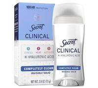 Secret Clinical Strength Déodorant et anti-transpirant pour femme, invisible solide, totalement propre, 6oz