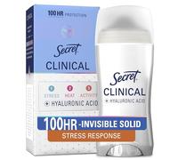 Secret Clinical Strength Invisible Solid Antiperspirant and Deodorant for Women, Stress Response, 2.6 oz
