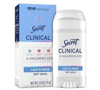 Secret - Clinique Secrète Force Solide Avancée Anti Transpiration Déodorant, Lumière Et ...