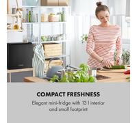 Mini réfrigérateur Klarstein Secret Cool 13 L - noir