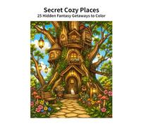 Secret Cozy Places: 25 Hidden Fantasy Getaways to Color
