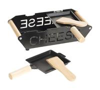 Secret de Gourmet - Appareil à Raclette 2 Personnes "Bougie" 23cm Noir