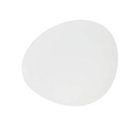 Secret de Gourmet - Lot de 6 Assiettes à Dessert Galet 23cm Blanc Blanc