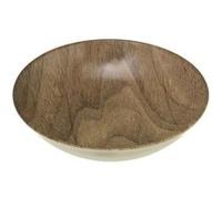 Secret de Gourmet - Assiette creuse design bois Mood - Diam. 20 cm - Marron - Natural Mood Marron G