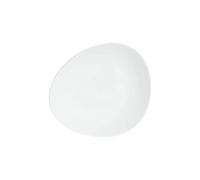 Secret de Gourmet - Lot de 6 Assiettes Creuses Galet 22cm Blanc Blanc