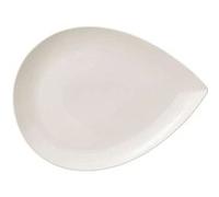 Secret de Gourmet - Assiette de Présentation "Goutte" 40cm Blanc