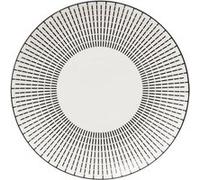 Secret de Gourmet - Assiette de Présentation Porcelaine "Lunis" 30cm Noir Noir G