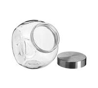 SECRET DE GOURMET Bocal à Bonbons Verre/INOX 2,1L