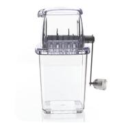 Secret de Gourmet - Broyeur à glace manuel - Lames en métal - 16 x 24 cm