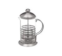 Secret de Gourmet - Cafetière à Piston Rayures 80cl Argent