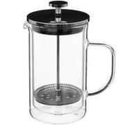 Secret de Gourmet - Cafetière Double Paroi en Verre "Loft" 60cl Noir Noir G