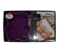 Secret de Gourmet - Coffret 4 Moules et livre de recettes - Ourson Multicolore G