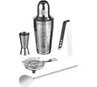 Secret de Gourmet - Coffret à Cocktails 5 pièces "Acier" 18cm Argent Gris G