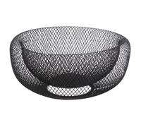 Secret de Gourmet - Corbeille à fruits design Mesh - Diam. 27 cm - Noir - Mesh Blanc